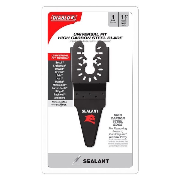 Diablo Diablo 1-1/2 in. W High Carbon Steel Oscillating Blade Adhesive Removal 1 pk DOUSEAL - main